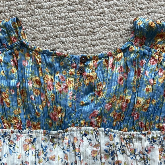 Blue and white floral summer dress - Picture 9 of 9